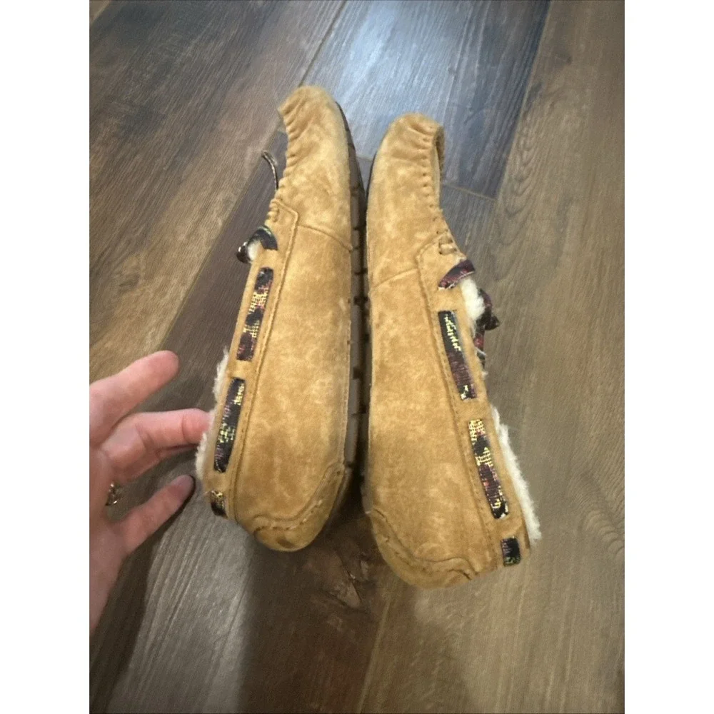 Womens Ugg Dakota‎ Grunge Chestnut Slippers US Sz 7 Limited Edition Moccasin - Picture 6 of 10
